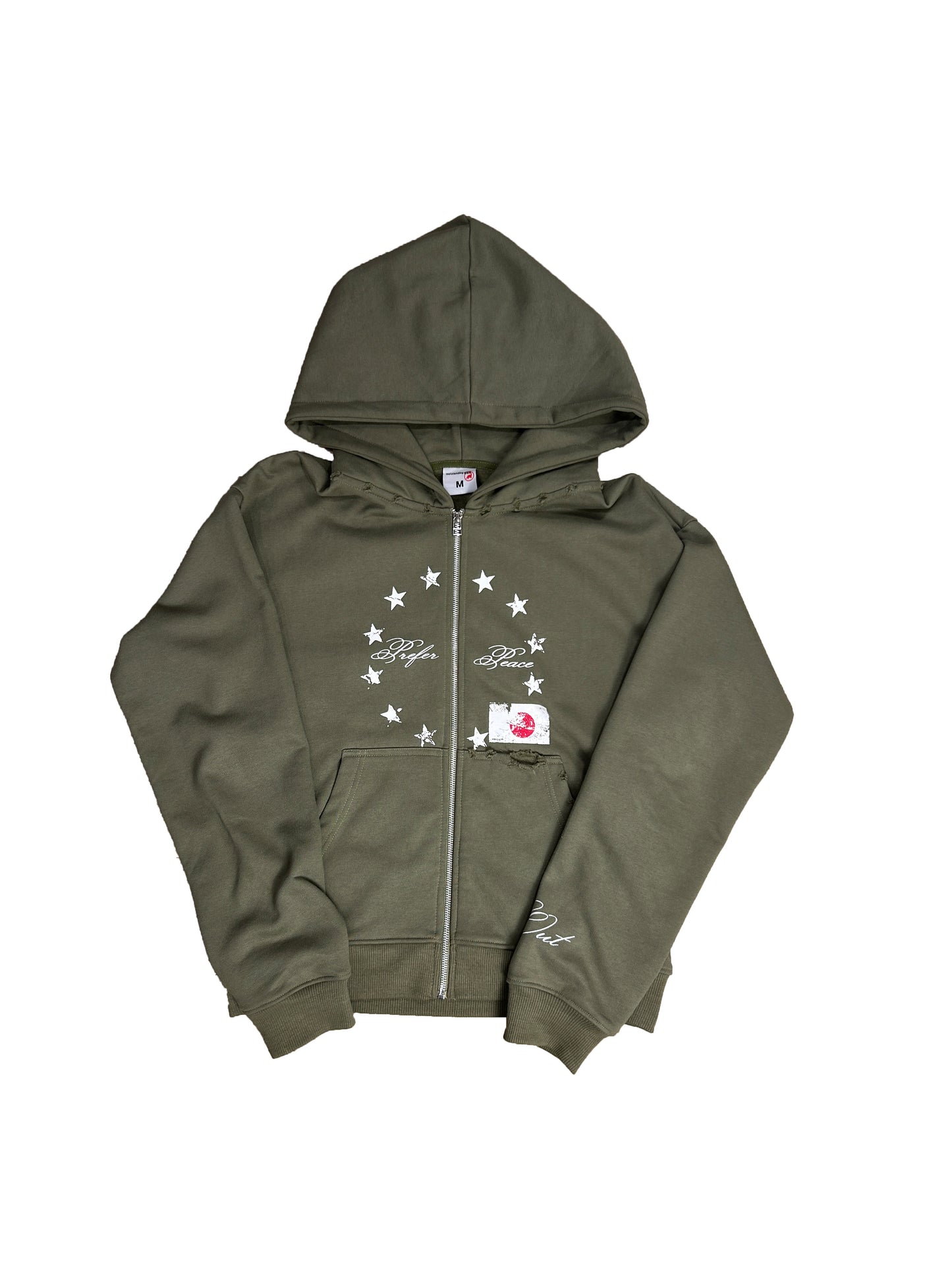 Prefer Peace Zipper